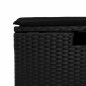 vidaXL 6-tlg. Garten-Sofagarnitur mit Kissen Schwarz Poly Rattan vidaXL 6-tlg. Garten-Sofagarnitur mit Kissen Schwarz Poly Rattan