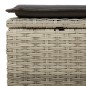 vidaXL 8-tlg. Garten-Sofagarnitur mit Kissen Hellgrau Poly Rattan vidaXL 8-tlg. Garten-Sofagarnitur mit Kissen Hellgrau Poly Rattan