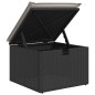 vidaXL 5-tlg. Garten-Sofagarnitur mit Kissen Schwarz Poly Rattan vidaXL 5-tlg. Garten-Sofagarnitur mit Kissen Schwarz Poly Rattan