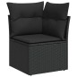 vidaXL 9-tlg. Garten-Sofagarnitur mit Kissen Schwarz Poly Rattan vidaXL 9-tlg. Garten-Sofagarnitur mit Kissen Schwarz Poly Rattan