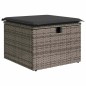 vidaXL 7-tlg. Garten-Sofagarnitur mit Kissen Grau Poly Rattan vidaXL 7-tlg. Garten-Sofagarnitur mit Kissen Grau Poly Rattan