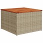 vidaXL 8-tlg. Garten-Sofagarnitur mit Kissen Beige Poly Rattan vidaXL 8-tlg. Garten-Sofagarnitur mit Kissen Beige Poly Rattan