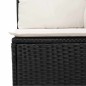 vidaXL 5-tlg. Garten-Sofagarnitur mit Kissen Schwarz Poly Rattan vidaXL 5-tlg. Garten-Sofagarnitur mit Kissen Schwarz Poly Rattan