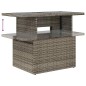 vidaXL 5-tlg. Garten-Sofagarnitur mit Kissen Grau Poly Rattan vidaXL 5-tlg. Garten-Sofagarnitur mit Kissen Grau Poly Rattan