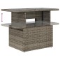 vidaXL 7-tlg. Garten-Sofagarnitur mit Kissen Grau Poly Rattan vidaXL 7-tlg. Garten-Sofagarnitur mit Kissen Grau Poly Rattan