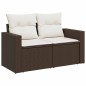 vidaXL 8-tlg. Garten-Sofagarnitur mit Kissen Braun Poly Rattan vidaXL 8-tlg. Garten-Sofagarnitur mit Kissen Braun Poly Rattan