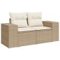 vidaXL 7-tlg. Garten-Sofagarnitur mit Kissen Beige Poly Rattan vidaXL 7-tlg. Garten-Sofagarnitur mit Kissen Beige Poly Rattan