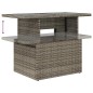 vidaXL 7-tlg. Garten-Sofagarnitur mit Kissen Grau Poly Rattan vidaXL 7-tlg. Garten-Sofagarnitur mit Kissen Grau Poly Rattan