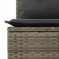 vidaXL 7-tlg. Garten-Sofagarnitur mit Kissen Grau Poly Rattan vidaXL 7-tlg. Garten-Sofagarnitur mit Kissen Grau Poly Rattan