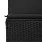 vidaXL 9-tlg. Garten-Sofagarnitur mit Kissen Schwarz Poly Rattan vidaXL 9-tlg. Garten-Sofagarnitur mit Kissen Schwarz Poly Rattan