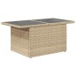 vidaXL 9-tlg. Garten-Sofagarnitur mit Kissen Beige Poly Rattan vidaXL 9-tlg. Garten-Sofagarnitur mit Kissen Beige Poly Rattan