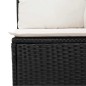 vidaXL 5-tlg. Garten-Sofagarnitur mit Kissen Schwarz Poly Rattan vidaXL 5-tlg. Garten-Sofagarnitur mit Kissen Schwarz Poly Rattan