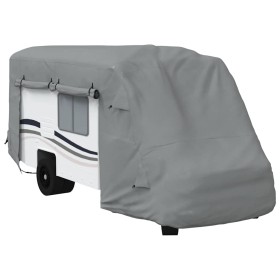 vidaXL Schutzhülle für Wohnmobil Grau 610x235x275 cm Vliesstoff