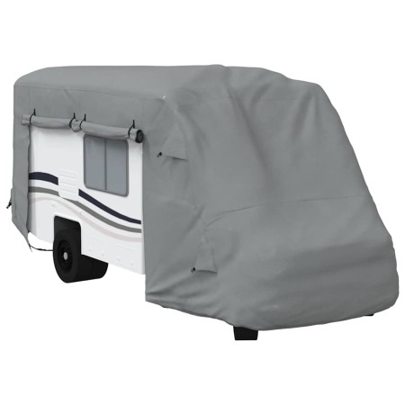 vidaXL Schutzhülle für Wohnmobil Grau 610x235x275 cm Vliesstoff
