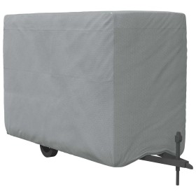 vidaXL Schutzhülle für Pferdeanhänger Grau 334x148x230 cm Vliesstoff