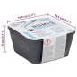 vidaXL Raumentfeuchter mit Nachfüllbeuteln 2 Stk. 450 g vidaXL Raumentfeuchter mit Nachfüllbeuteln 2 Stk. 450 g