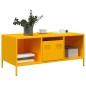 vidaXL Couchtisch Senfgelb 101,5x50x43,5 cm Kaltgewalzter Stahl vidaXL Couchtisch Senfgelb 101,5x50x43,5 cm Kaltgewalzter Stahl