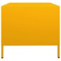 vidaXL Couchtisch Senfgelb 101,5x50x43,5 cm Kaltgewalzter Stahl vidaXL Couchtisch Senfgelb 101,5x50x43,5 cm Kaltgewalzter Stahl