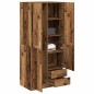 vidaXL Kleiderschrank Altholz-Optik 80x52x180 cm Holzwerkstoff vidaXL Kleiderschrank Altholz-Optik 80x52x180 cm Holzwerkstoff