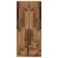 vidaXL Kleiderschrank Altholz-Optik 80x52x180 cm Holzwerkstoff vidaXL Kleiderschrank Altholz-Optik 80x52x180 cm Holzwerkstoff