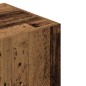 vidaXL Kleiderschrank Altholz-Optik 80x52x180 cm Holzwerkstoff vidaXL Kleiderschrank Altholz-Optik 80x52x180 cm Holzwerkstoff