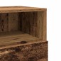 vidaXL Nachttische 2 Stk. mit 2 Schubladen Altholz-Optik 36x36x68 cm