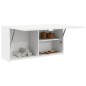 vidaXL Bad-Wandschrank Weiß 80x25x40 cm Holzwerkstoff vidaXL Bad-Wandschrank Weiß 80x25x40 cm Holzwerkstoff