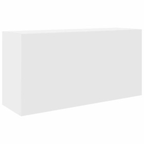 vidaXL Bad-Wandschrank Weiß 80x25x40 cm Holzwerkstoff