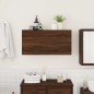 vidaXL Bad-Wandschrank Braun Eichen-Optik 80x25x40 cm Holzwerkstoff vidaXL Bad-Wandschrank Braun Eichen-Optik 80x25x40 cm Holzwerkstoff