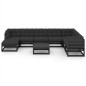 vidaXL 9-tlg. Garten-Lounge-Set mit Kissen Massivholz Kiefer vidaXL 9-tlg. Garten-Lounge-Set mit Kissen Massivholz Kiefer