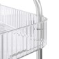 vidaXL Aufbewahrungswagen 2 Etagen Transparent 37x28x43,5 cm Acryl vidaXL Aufbewahrungswagen 2 Etagen Transparent 37x28x43,5 cm Acryl