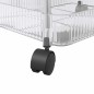 vidaXL Aufbewahrungswagen 2 Etagen Transparent 37x28x43,5 cm Acryl vidaXL Aufbewahrungswagen 2 Etagen Transparent 37x28x43,5 cm Acryl