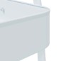 vidaXL Aufbewahrungswagen 3 Etagen Weiß 42x41,5x77 cm Stahl vidaXL Aufbewahrungswagen 3 Etagen Weiß 42x41,5x77 cm Stahl