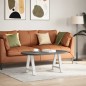 vidaXL Couchtischbeine A-Form 2 Stk. Weiß 50x(42-43) cm Stahl vidaXL Couchtischbeine A-Form 2 Stk. Weiß 50x(42-43) cm Stahl