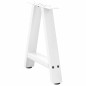 vidaXL Couchtischbeine A-Form 2 Stk. Weiß 50x(42-43) cm Stahl vidaXL Couchtischbeine A-Form 2 Stk. Weiß 50x(42-43) cm Stahl
