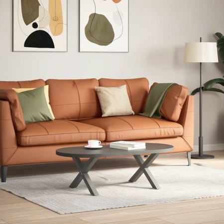 vidaXL Couchtischbeine X-Form 2 Stk. Anthrazit 50x(30-31) cm Stahl
