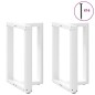 vidaXL Esstischbeine T-Form 2 Stk. Weiß 50x35x(72-73) cm Stahl vidaXL Esstischbeine T-Form 2 Stk. Weiß 50x35x(72-73) cm Stahl