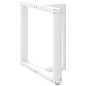 vidaXL Esstischbeine T-Form 2 Stk. Weiß 80x35x(72-73) cm Stahl vidaXL Esstischbeine T-Form 2 Stk. Weiß 80x35x(72-73) cm Stahl