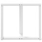 vidaXL Esstischbeine T-Form 2 Stk. Weiß 80x35x(72-73) cm Stahl vidaXL Esstischbeine T-Form 2 Stk. Weiß 80x35x(72-73) cm Stahl