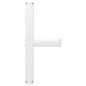 vidaXL Esstischbeine T-Form 2 Stk. Weiß 80x35x(72-73) cm Stahl vidaXL Esstischbeine T-Form 2 Stk. Weiß 80x35x(72-73) cm Stahl