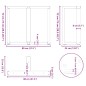 vidaXL Esstischbeine T-Form 2 Stk. Weiß 80x35x(72-73) cm Stahl vidaXL Esstischbeine T-Form 2 Stk. Weiß 80x35x(72-73) cm Stahl