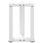 vidaXL Couchtischbeine T-Form 2 Stk. Weiß 28x25x(42-43) cm Stahl vidaXL Couchtischbeine T-Form 2 Stk. Weiß 28x25x(42-43) cm Stahl