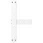 vidaXL Couchtischbeine T-Form 2 Stk. Weiß 50x25x(30-31) cm Stahl vidaXL Couchtischbeine T-Form 2 Stk. Weiß 50x25x(30-31) cm Stahl