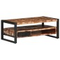 vidaXL Couchtisch Mehrfarbig 90x50x36 cm Altholz Massiv vidaXL Couchtisch Mehrfarbig 90x50x36 cm Altholz Massiv