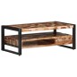 vidaXL Couchtisch Mehrfarbig 90x50x36 cm Altholz Massiv vidaXL Couchtisch Mehrfarbig 90x50x36 cm Altholz Massiv