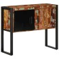 vidaXL Konsolentisch Mehrfarbig 90x35x75 cm Altholz Massiv vidaXL Konsolentisch Mehrfarbig 90x35x75 cm Altholz Massiv