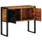 vidaXL Konsolentisch Mehrfarbig 90x35x75 cm Altholz Massiv vidaXL Konsolentisch Mehrfarbig 90x35x75 cm Altholz Massiv
