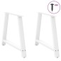 vidaXL Couchtischbeine A-Form 2 Stk. Weiß 100x(72-73) cm Stahl vidaXL Couchtischbeine A-Form 2 Stk. Weiß 100x(72-73) cm Stahl