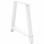 vidaXL Couchtischbeine A-Form 2 Stk. Weiß 100x(72-73) cm Stahl vidaXL Couchtischbeine A-Form 2 Stk. Weiß 100x(72-73) cm Stahl