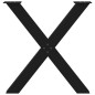 vidaXL Esstischbeine X-Form 3 Stk. Schwarz 70x(72-73) cm Stahl vidaXL Esstischbeine X-Form 3 Stk. Schwarz 70x(72-73) cm Stahl